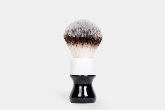 Noble Otter - Synthetic Shave Brush - Black/White - 26MM
