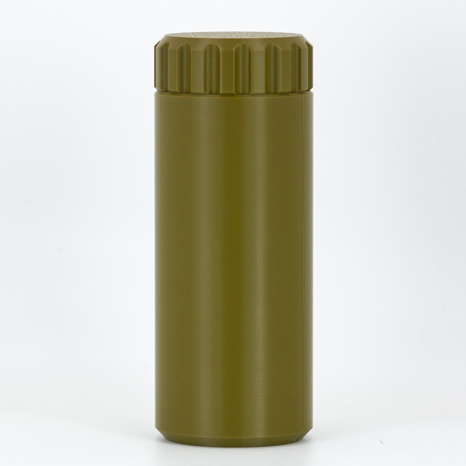 Army Green Suborbital Capsule Razor Case on a white background