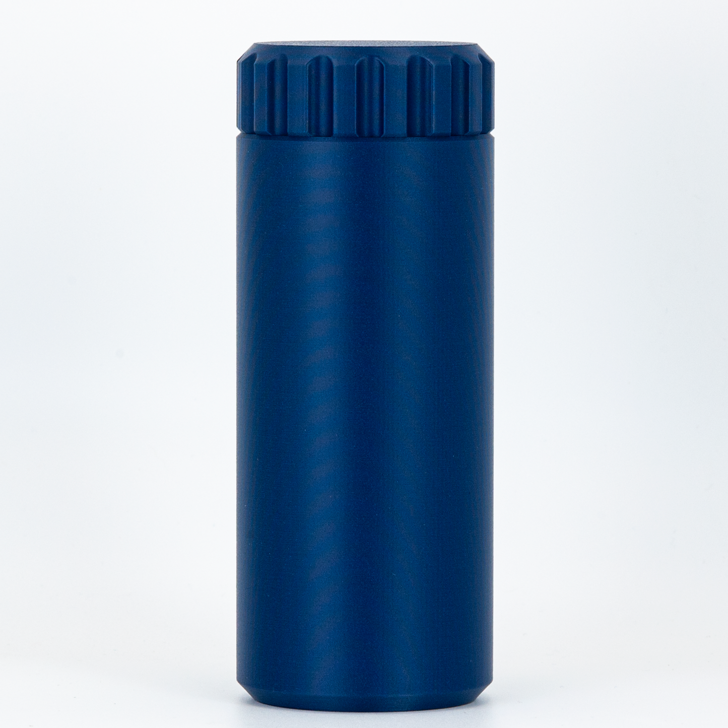 Navy blue Suborbital Capsule Razor Case on a white background